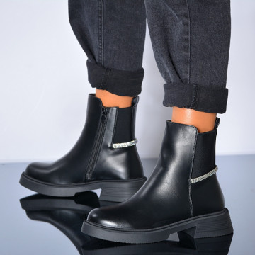 Ghete Dama Imblanite Rubia Negre - Need 4 Shoes