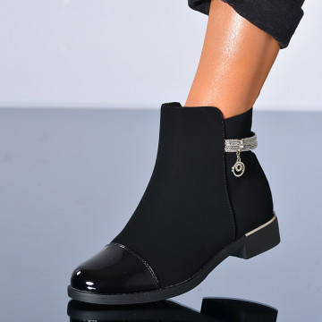 Ghete Dama Imblanite Stefania Negre - Need 4 Shoes
