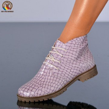 Ghete dama Piele Naturala Serena Roz- Need 4 Shoes