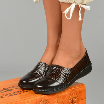 Pantofi Casual Dama Iulia 3 Brown