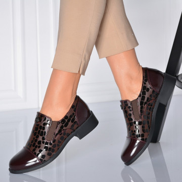 Pantofi Casual Dama Marga 6 Bordo