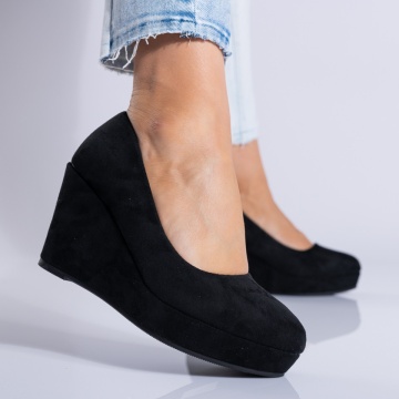 Pantofi Cu Platforma Iasmina Negri- Need 4 Shoes