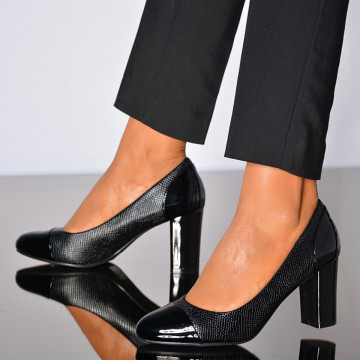 Pantofi Cu Toc Dama Blanca Negri- Need 4 Shoes