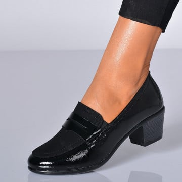 Pantofi Cu Toc Dama Larsa Negri- Need 4 Shoes