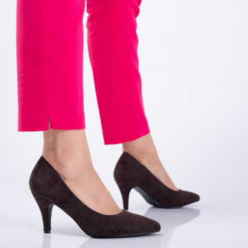 Pantofi Cu Toc Dama Liam Maro- Need 4 Shoes
