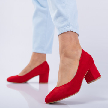 Pantofi Cu Toc Dama Lien Rosii- Need 4 Shoes