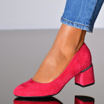 Pantofi Cu Toc Dama Luiza 2 Fuchsia- Need 4 Shoes