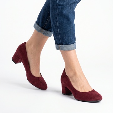 Pantofi Cu Toc Dama Nadine 2 Bordo