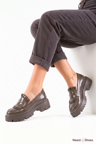 Pantofi Dama Casual Erica Khaki