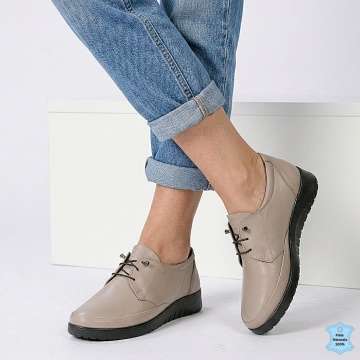Pantofi Dama Piele Naturala Antalya Nude