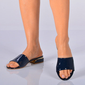 Papuci Cu Toc Paloma Navy- Need 4 Shoes