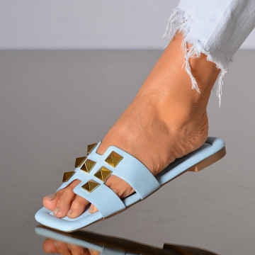 Papuci dama Katriel Albastri- Need 4 Shoes