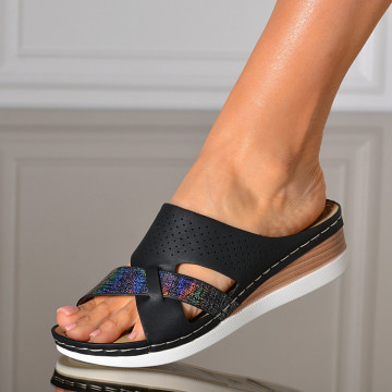 Papuci dama Norita Negri - Need 4 Shoes