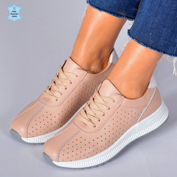 Adidasi Dama Piele Naturala Pamy Roz- Need 4 Shoes