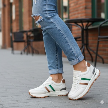 Adidasi dama Verona Bej/Verde