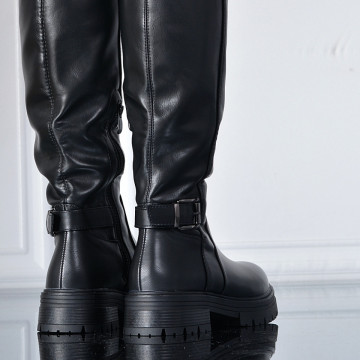 Cizme Dama Imblanite Andra Negre - Need 4 Shoes