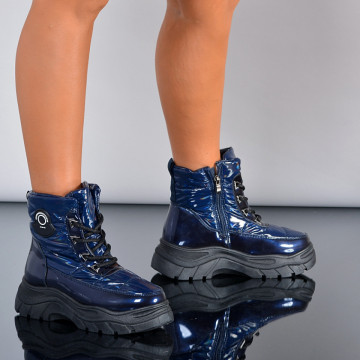 Cizme Dama Imblanite Celsia Navy- Need 4 Shoes