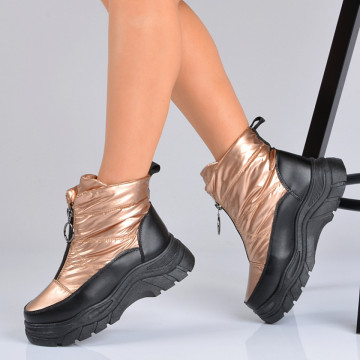 Cizme Dama Imblanite Joy 2 Aurii- Need 4 Shoes