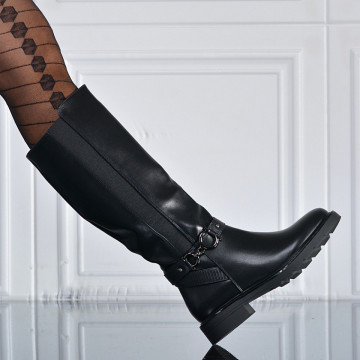Cizme Dama Imblanite Kamira Negre - Need 4 Shoes