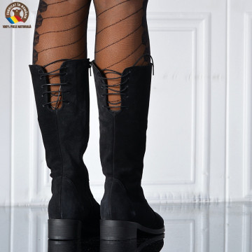 Cizme Dama Piele Naturala Ezra 3 Negre - Need 4 Shoes