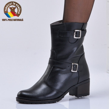 Cizme Dama Piele Naturala Naty 2 Negre - Need 4 Shoes