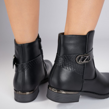 Ghete Dama Casual Emiliana Negre-Need 4 Shoes