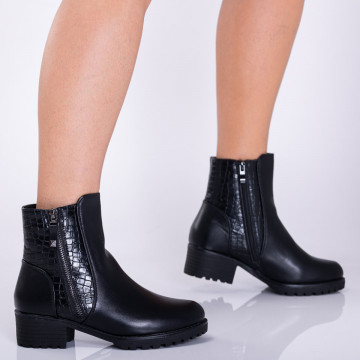 Ghete Dama Imblanite Celestia 2 Negre - Need 4 Shoes