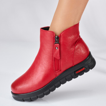 Ghete Dama Imblanite Maroc 22 Rosii- Need 4 Shoes