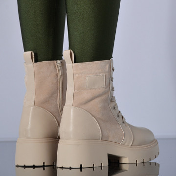 Ghete Dama Imblanite Meriel Bej- Need 4 Shoes