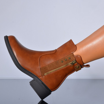 Ghete Dama Imblanite Milena Camel- Need 4 Shoes