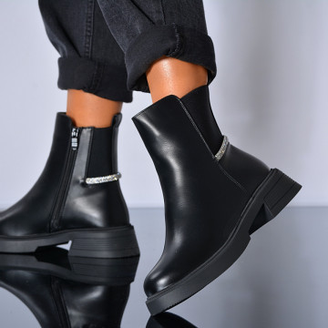 Ghete Dama Imblanite Rubia Negre - Need 4 Shoes