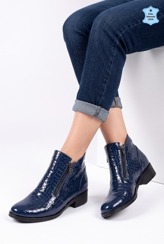 Ghete Dama Piele Naturala Bety 5 Navy