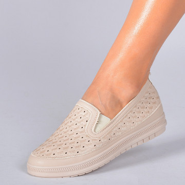 Pantofi Casual Dama Aniela 5 Bej- Need 4 Shoes