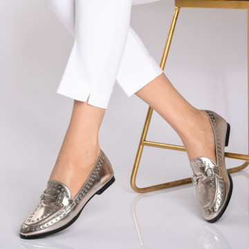 Pantofi Casual Dama Trevor Aurii- Need 4 Shoes