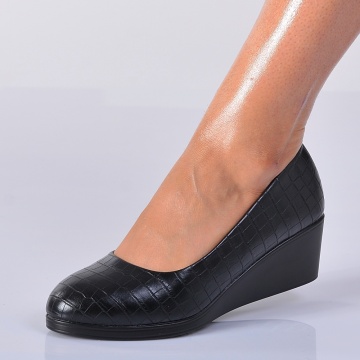 Pantofi Cu Platforma Caliss Negri - Need 4 Shoes