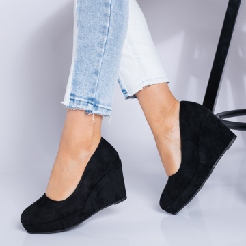 Pantofi Cu Platforma Iasmina Negri- Need 4 Shoes