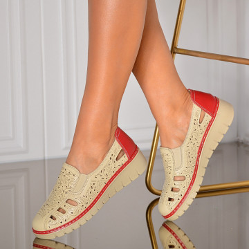 Pantofi Cu Platforma Jana Bej- Need 4 Shoes
