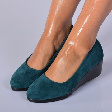 Pantofi Cu Platforma Tatiana Verzi- Need 4 Shoes