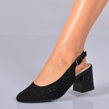 Pantofi Cu Toc Dama Despina 2 Negri- Need 4 Shoes