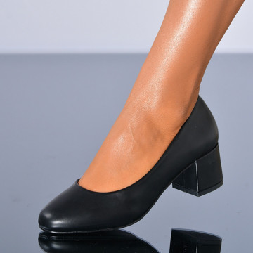 Pantofi Cu Toc Dama Klara 3 Negri - Need 4 Shoes