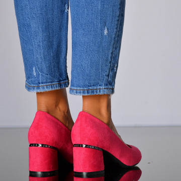 Pantofi Cu Toc Dama Luiza 2 Fuchsia- Need 4 Shoes