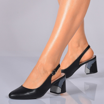 Pantofi Cu Toc Dama Lurya Negri- Need 4 Shoes