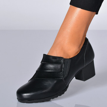 Pantofi Cu Toc Dama Zoia Negri- Need 4 Shoes