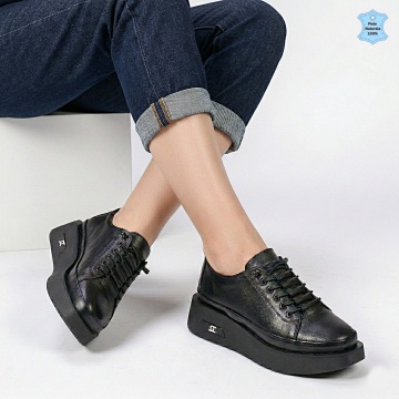Pantofi Dama Piele Naturala Korey Negri