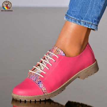 Pantofi Dama Piele Naturala Melysa Fuchsia- Need 4 Shoes