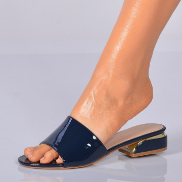 Papuci Cu Toc Paloma Navy- Need 4 Shoes