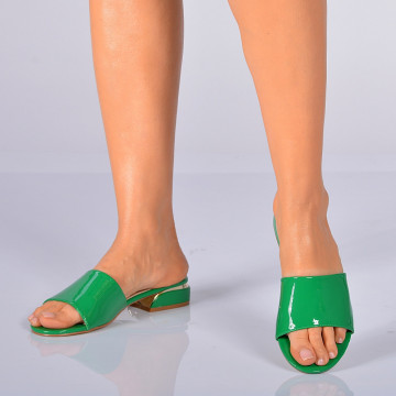 Papuci Cu Toc Paloma Verzi- Need 4 Shoes