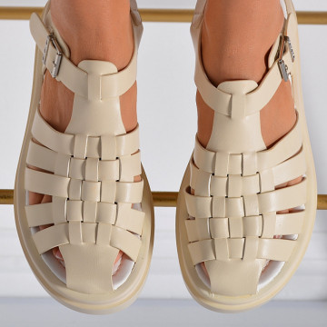 Sandale Dama Harmony 2 Bej - Need 4 Shoes