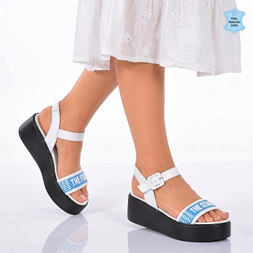 Sandale Dama Piele Naturala Lolly Albastre