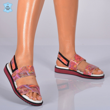 Sandale Dama Piele Naturala Ruby Multicolor- Need 4 Shoes